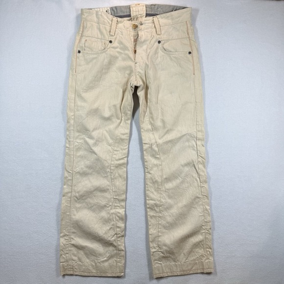 G-Star Other - G-Star Raw Jeans Mens 34x32 Radar Loose‎ Ivory Canvas Workwear Utilitarian Japan